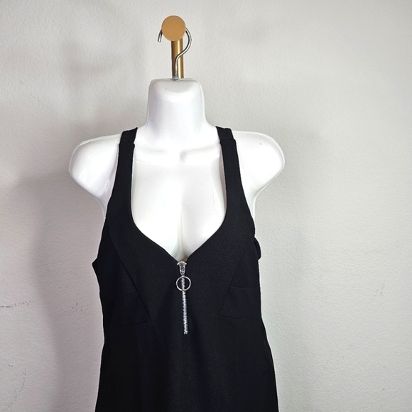 Zara Black Sleeveless Scoop Neck Backless Dress - Picture 3 of 5